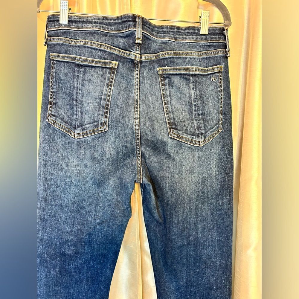 rag & bone /JEAN Nina in Carla High Rise Cigarette Stretch Jeans Size 31 EUC - Picture 13 of 13